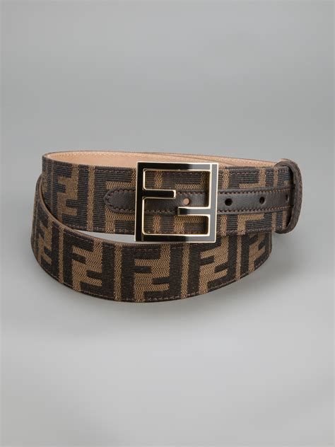 fendi brown fabric belt|fendi belts for men.